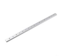 Felicafie Plantilla de inglete deslizante de aleación de aluminio con barra en T, para sierra de mesa, banco de trabajo de carpintería, herramienta de bricolaje, diseño compacto estable, plata, 100