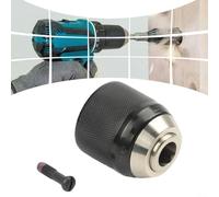 Felicafie Portabrocas de repuesto sin llave de 1/2 pulgada con tornillo izquierdo para taladros eléctricos DDF446 DDF482 DHP484 BDF452 Agarre seguro