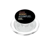 Felice Mommy Cómplice Ídolo Estilo Retro Vintage PopSockets PopGrip para MagSafe