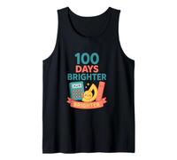 Felices 100 días de Aprendizaje más Brillante Camiseta sin Mangas