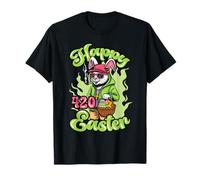 Felices Pascuas 420 Conejito Fumando Hierba Canna umador Camiseta
