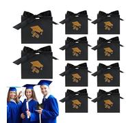 FELICIAS DE LA PROBACIACIÓN DE LA PROBACIACIÓN DE CAMAJE - PLADUACIÓN FEVOR HANDHELD BOLSS BOLSS | Graduaciones Bolsa de tratado | 10x Graduaciones Bolsa de dulces | Celebración del evento de los favo