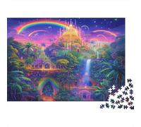 Felicidad Puzzle 1000 Piezas De Cartón Grueso Rompecabezas Anti Estrés Adultos para Plan De Fin De Semana como Regalo Original 38x26cm/1000pcs