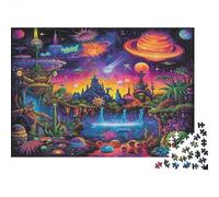 Felicidad Puzzles 1000 Piezas De Cartón Grueso Rompecabezas Anti Estrés Adultos para Noche De Juegos como Regalo Original 70x50cm/1000pcs