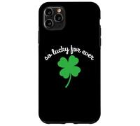 Felicidad Trébol Trébol De La Suerte Solo Estoy Feliz Carcasa para iPhone 11 Pro MAX