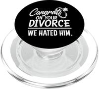 Felicidades por tu Divorcio Lo odiamos Escuadrón de Fiesta de Divorcio PopSockets PopGrip para MagSafe
