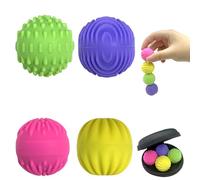 Felicify Fidget Bola, 4 Piezas Juguete de Bola Magnética Fidget, Juguete de Descompresión de Palma, Fidget Toys, Juguetes Sensoriales para Niños y Adultos con TDAH ADHD Autismo