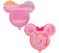 Felicify Sensory Activity Board, Tablero Sensorial de Silicona, Tabla de Actividad Sensorial con 12 Cuerdas, Doble Cara Fidget Toys, Juguete Sensorial para TDAH y Autismo (Rosa)