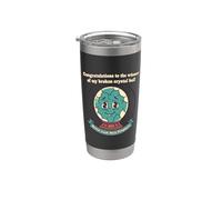 Felicitaciones al ganador de mi voto roto de bola de cristal Vaso térmico de acero inoxidable de doble pared