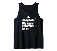 FELICITACIONES! Sabíamos Que podrías Hacerlo Meme Divertido para Padres graduados Camiseta sin Mangas