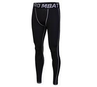 FELiCON Hombres Corriendo Deportes Pantalones de Ciclismo Hombres Medias de compresión Usar Ropa de Entrenamiento Secado rápido Transpirable Leggings cómodos Base Elite Fitness Pantalones térmica