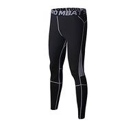 FELiCON Hombres Corriendo Deportes Pantalones de Ciclismo Hombres Medias de compresión Usar Ropa de Entrenamiento Secado rápido Transpirable Leggings cómodos Base Elite Fitness Pantalones térmica