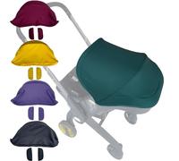 Feliliber Toldo de repuesto para cochecito, parasol impermeable compatible con asiento de coche y cochecitos Doona (verde negruzco)