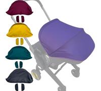 Feliliber Toldo de repuesto para cochecito, parasol impermeable compatible con asiento de coche y cochecitos Doona (morado)