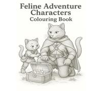 Feline Adventure Characters : Colouring Book