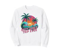 Feline Best Girl'S Trip Ever Cruise Vacation Besties Sudadera