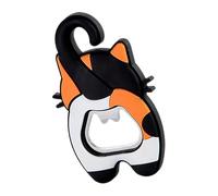 Feline Cap Remover - Divertido imán en forma de gato, abridor de acero fuerte | Abrebotellas de bebidas único para cocina, bar, hogar, fiesta, refrigerador, regalo, cerveza, limonada, accesorios de