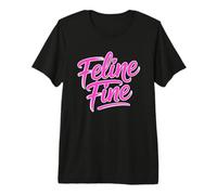Feline Fine Camiseta Premium