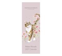 Feline Friends' Cat Slim Calendario 2027