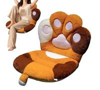 Feline Paw Cushion - Pillow for Napping Lounging | Memory Foam Core with Ultra Soft Cover, Animal Inspired Comfort Accessory for Couch Bed Reading Nook or Kids Room 27.6 x 15.7 in