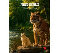 Feline Universe. Coloring Book: Enter the Feline Universe - a creative coloring journey through wild and domestic cats in all their glory.