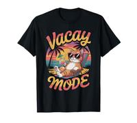 Feline Vacay Modo Cat Selfie Trip Vacation Cruise Vacay Camiseta