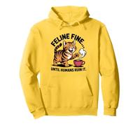 Felino Amante de los Gatos hasta Que los Humanos lo arruinen. Sudadera con Capucha