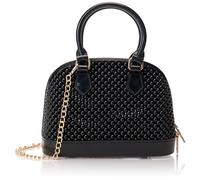 FELIPA Bolso de Mujer en Forma de Concha, Clutch, Negro, Einheitsgröße