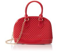 FELIPA Bolso de Mujer en Forma de Concha, Clutch, Rojo, Einheitsgröße