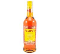 Felipe II Bebida Espirituosa elaborada a base de brandy de jerez 30º - 70 cl (Paquete de 6)