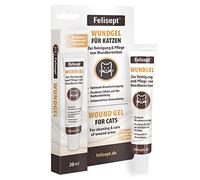 Felisept Gel para heridas para gatos 20ml - Desinfectante gatos - Gel para heridas gato - Gato cuidado de heridas - gel antiséptico gato - Para la limpieza y el cuidado de las zonas heridas