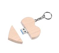 FeliSun Personnalisé en Bois Coeur USB3.0 Unidad de Memoria Flash Pendrive 128GB 64 GB 32 GB 16 GB Haute Vitesse U disque Mémoire Stick Stockage Externe Photographie De Mariage Cadeaux