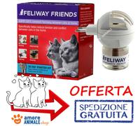 FELIWAY Friends - DIFUSOR + RECARGA 48 ml - Reduce Tensiones Entre Gatos / Ceva