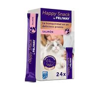 Happy Snack by Feliway Salmón para Gatos 24 sticks