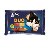 Felix Duo Festín De Sabores Sobres En Gelatina 4 X 85Gr