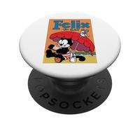 Felix el Gato Surf Vibes - Dibujos Animados traviesos clásicos PopSockets PopGrip Adhesivo
