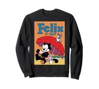 Felix el Gato Surf Vibes - Dibujos Animados traviesos clásicos Sudadera