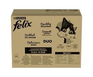 Felix Fantastic Duo comida húmeda gato 120x85 g