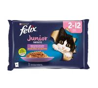 Felix Fantastic Junior En Gelatina Para Gatitos 4 X 85 Gr