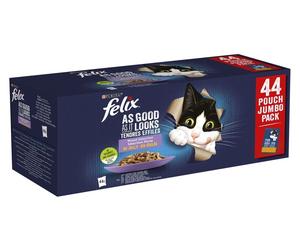 Felix Fantastic Multipack Selección de Sabores en Gelatina para Gatos 44 x 85 gr