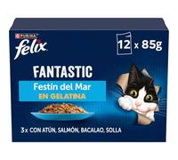 Felix Fantastic Pescados comida húmeda gato 72x85 g