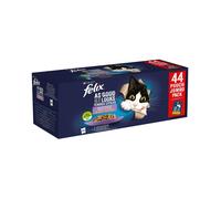 Felix Fantastic Multipack Selección de Sabores en Gelatina para Gatos 44 x 85 gr