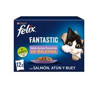 Felix Fantastic Selecciones Favoritas en Gelatina para Gatos 4 x 85 gr