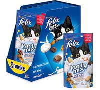 Felix Party Mix Delicias de Leche Snack para Gatos 8 x 60 gr
