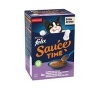 Felix húmedo gato sopa pollo y salmón 6x45 gr