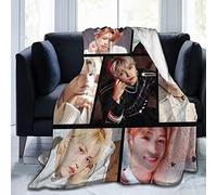 Felix - Manta de franela súper suave para niños, para cama, sofá, oficina, rodillera, cama, coche, campamento, playa, manta de 60 x 50 pulgadas