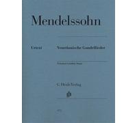 Felix mendelssohn bartholdy : barcarolles venitiennes pour piano