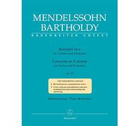 MENDELSSOHN - Concierto Op.64 en Mi menor para Violin y Piano (Urtext) (Todd) (Ed.1845)