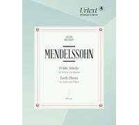 Felix Mendelssohn Bartholdy: Frühe Stücke - Violin and Piano Score - Edition Breitkopf (EB 9556)
