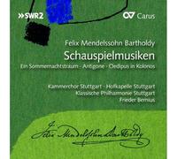 Bernius, Frieder Hofkapelle Stuttgart Kammerchor Stuttgart Klassische Philharmonie Stuttgart - Mendelssohn: Música Incidental [Var.] / Frieder Bernius